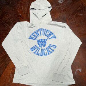 vintage kentucky wildcats long sleeve hooded tee
